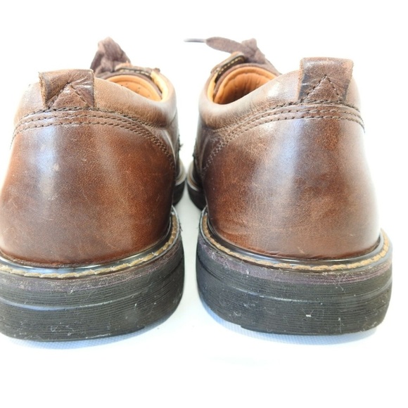 Ecco Size 12 M Brown Leather Casual Mens R4B18